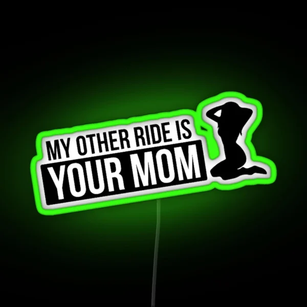 Funny Rude Bumper RGB Neon Sign