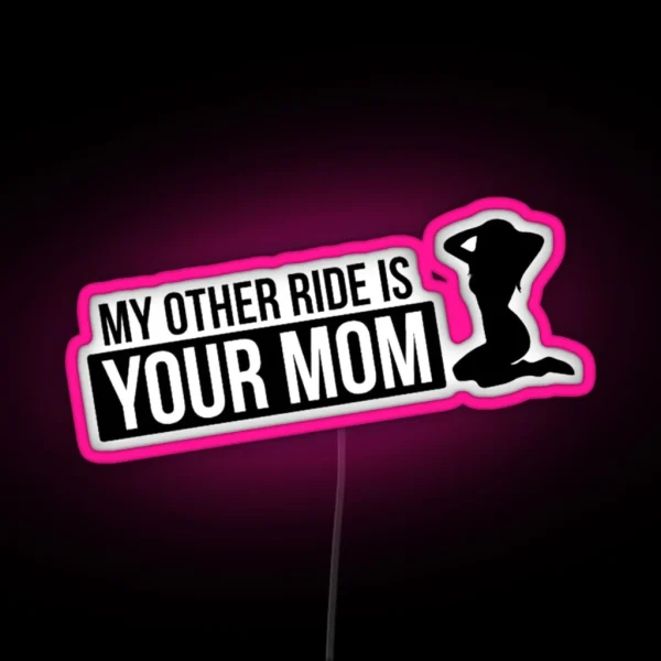 Funny Rude Bumper RGB Neon Sign