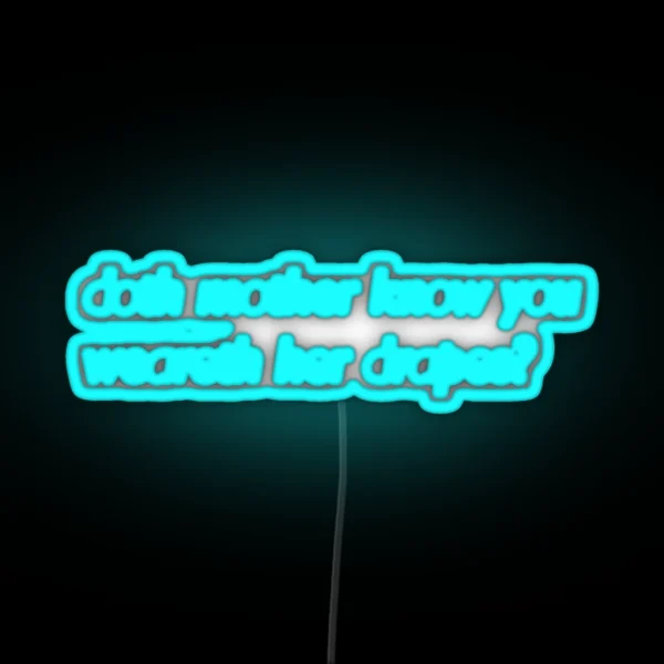 Funny Shakespeare Joke RGB Neon Sign