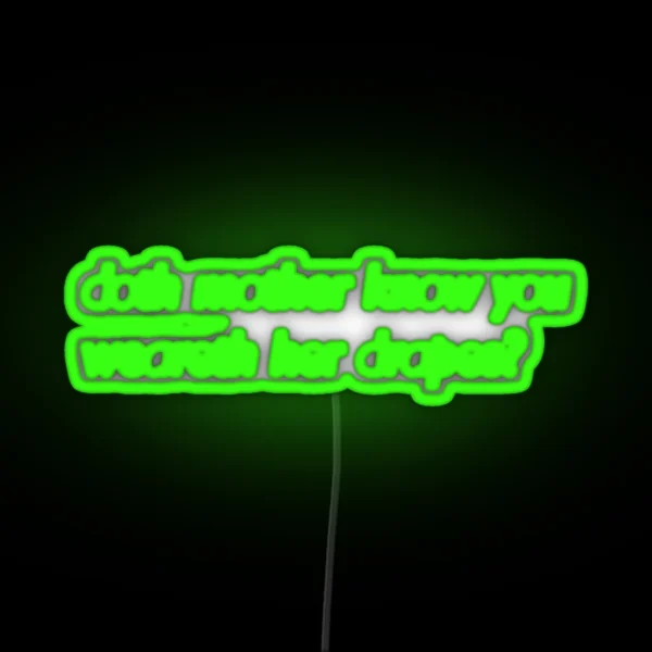 Funny Shakespeare Joke RGB Neon Sign