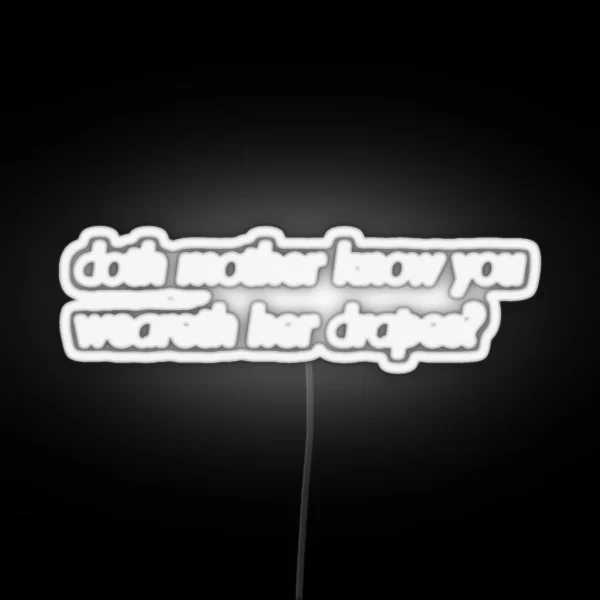 Funny Shakespeare Joke RGB Neon Sign
