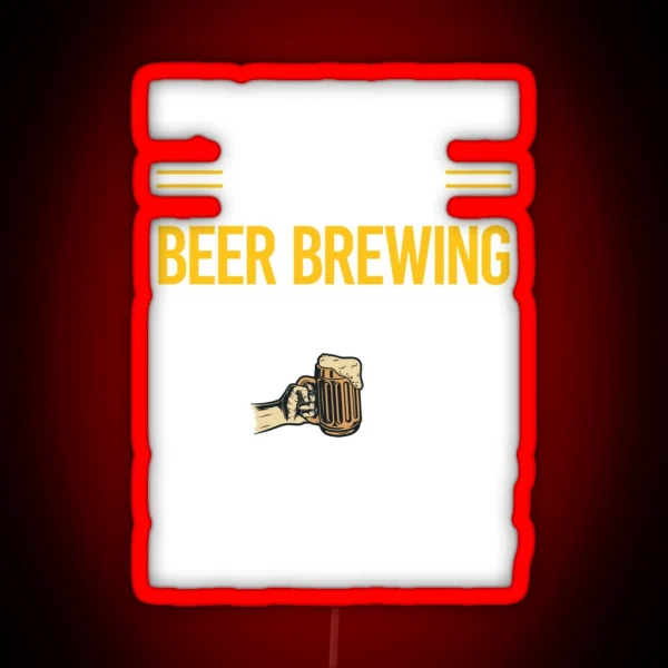 Funny Smart People Beer Brewing RGB Neon Sign