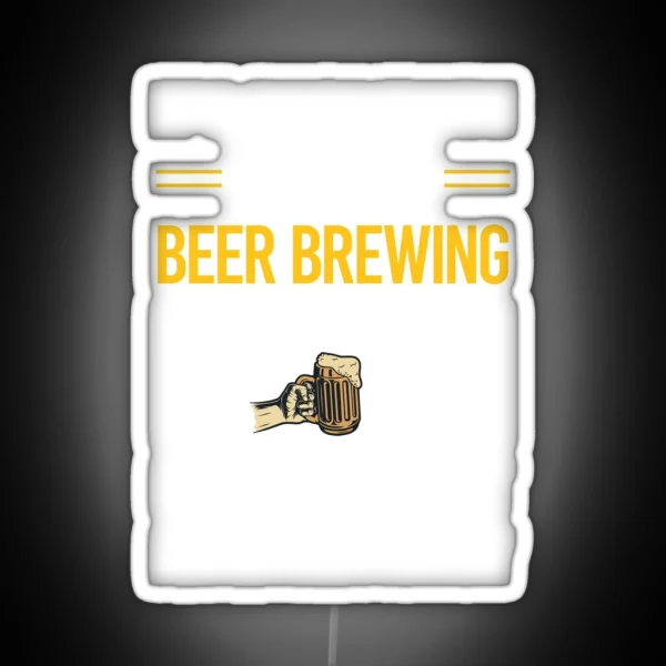 Funny Smart People Beer Brewing RGB Neon Sign