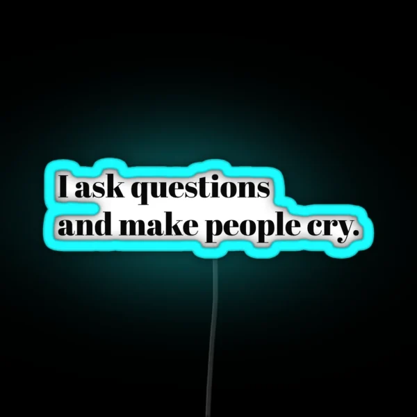 Funny Therapist Job Description RGB Neon Sign