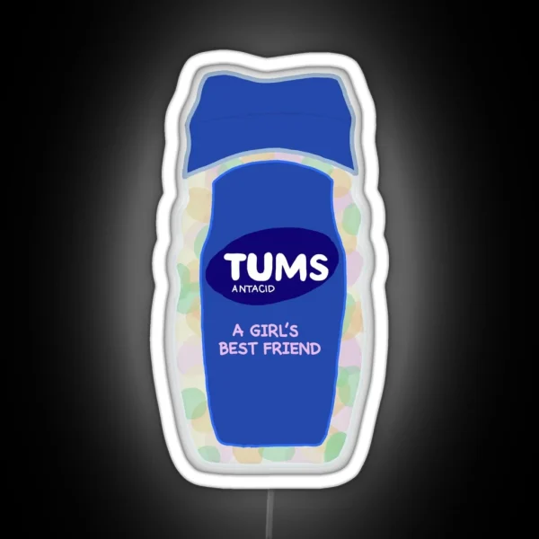 Funny Tums A Girl S Best Friend RGB Neon Sign