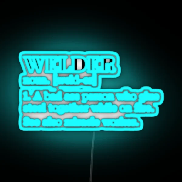 Funny Welder Definition RGB Neon Sign