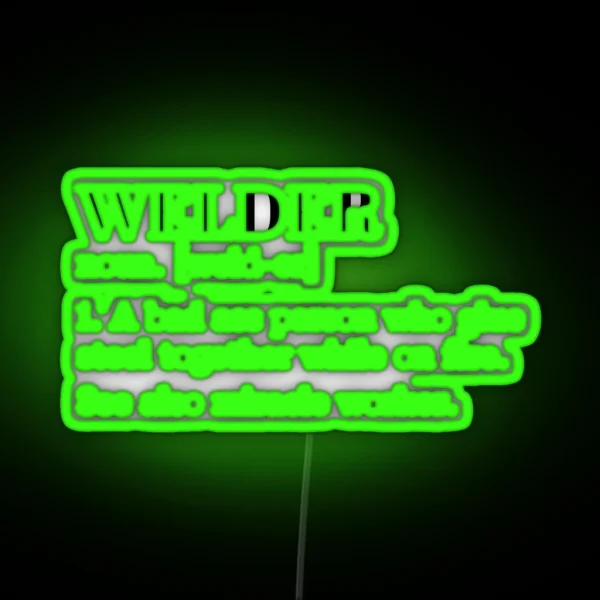 Funny Welder Definition RGB Neon Sign