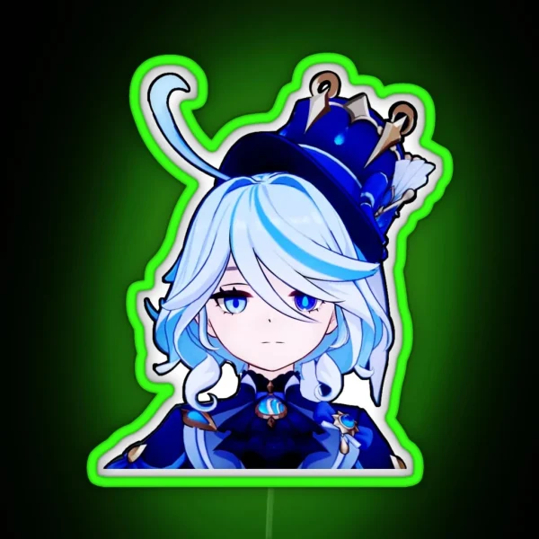 Furina Genshin Impact Led Fan Made Genshin RGB Neon Sign