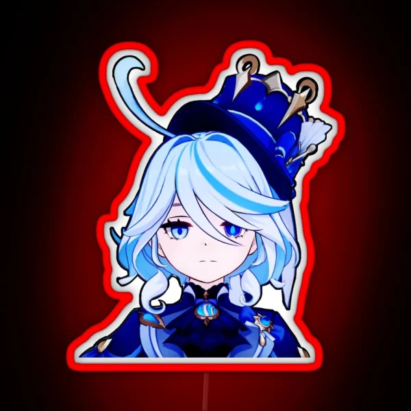 Furina Genshin Impact Led Fan Made Genshin RGB Neon Sign
