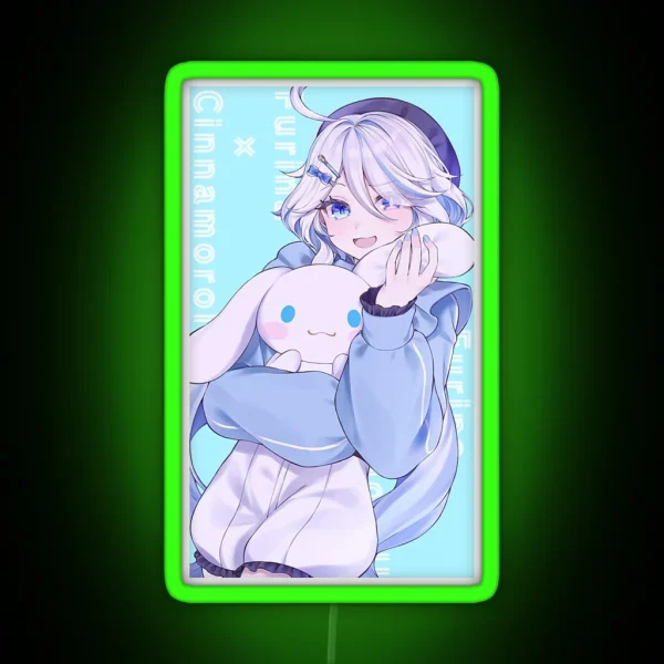 Furina Loved Bear RGB Neon Sign