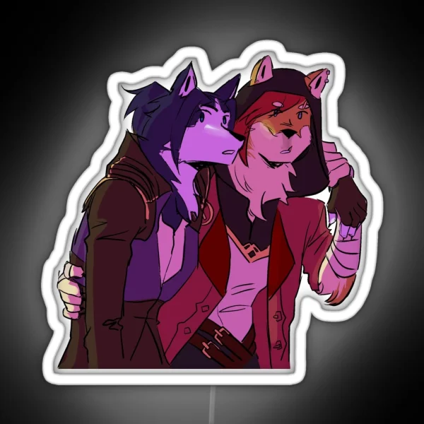 Furry Vicait RGB Neon Sign