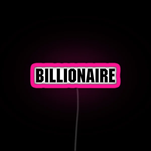 Future Billionaire RGB Neon Sign