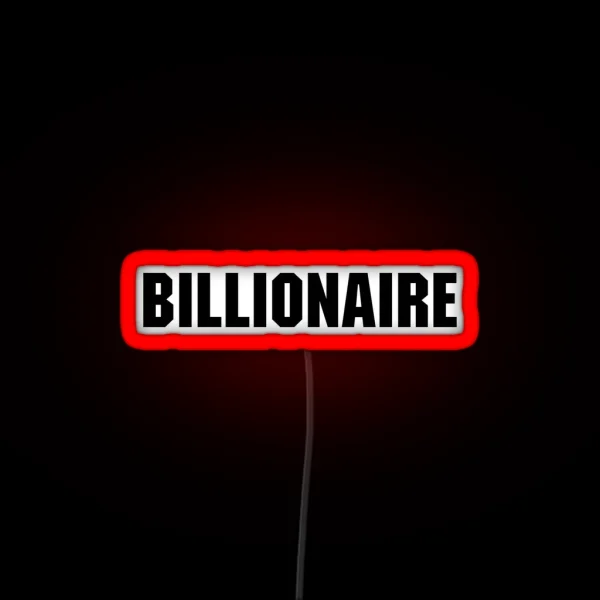 Future Billionaire RGB Neon Sign