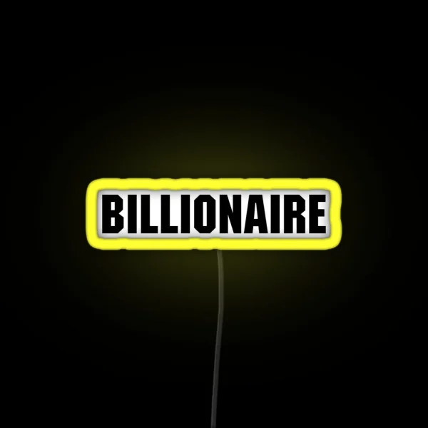 Future Billionaire RGB Neon Sign