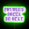 Uplifting Neon Sign with Color-Changing RGB Lights for Home Decor