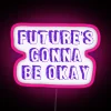 Color-Changing Optimistic Motivational Home Decor Sign with Bright RGB LED Lights