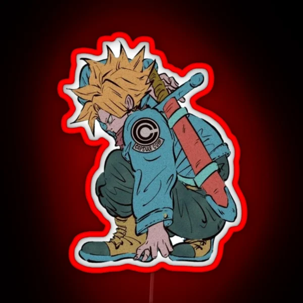 Future Trunks RGB Neon Sign