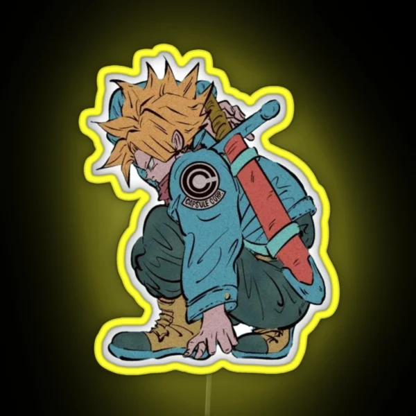 Future Trunks RGB Neon Sign
