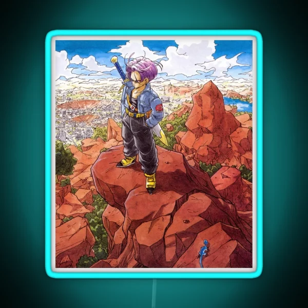 Future Trunks RGB Neon Sign
