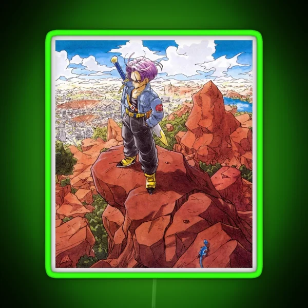 Future Trunks RGB Neon Sign