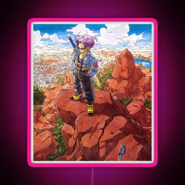 Future Trunks RGB Neon Sign