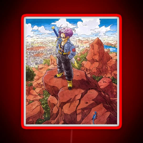 Future Trunks RGB Neon Sign