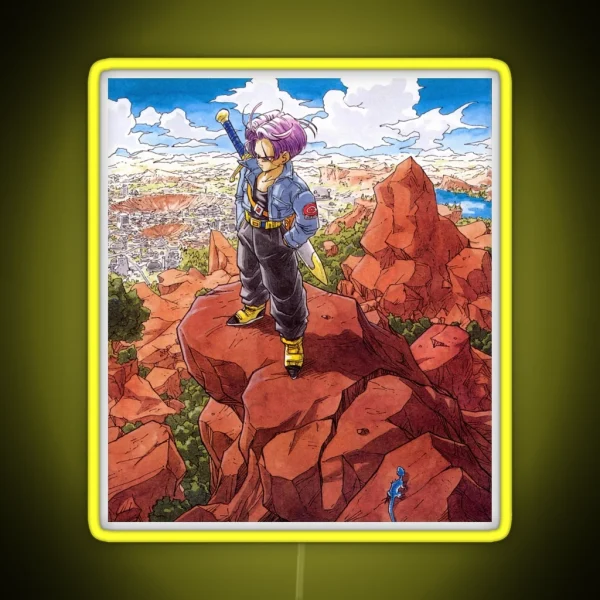 Future Trunks RGB Neon Sign