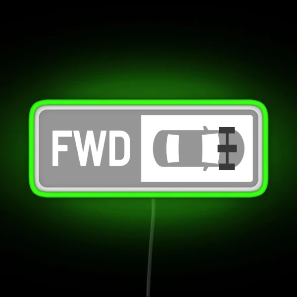 FWD Forza Drive Train RGB Neon Sign