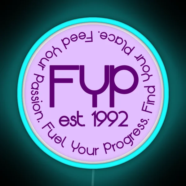 FYP Circle RGB Neon Sign