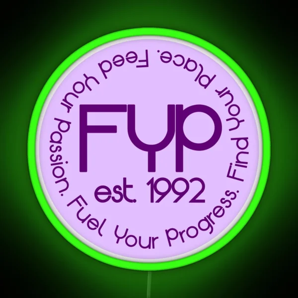 FYP Circle RGB Neon Sign