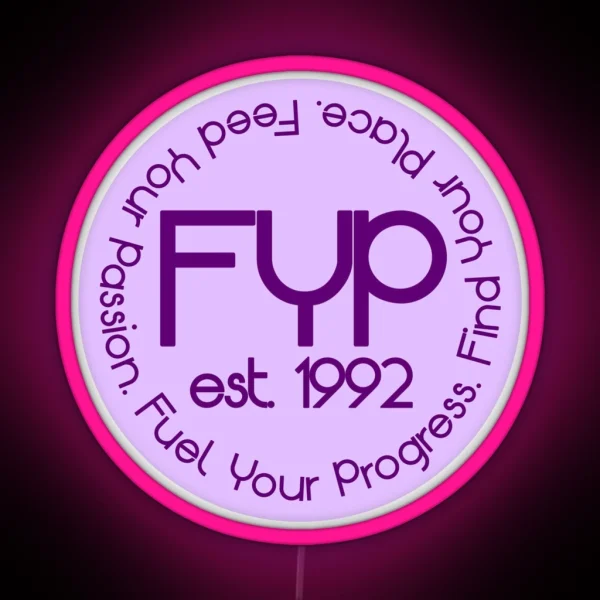 FYP Circle RGB Neon Sign