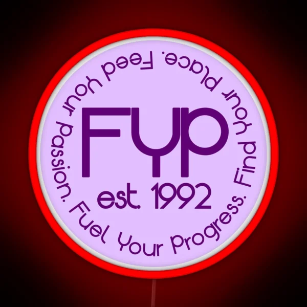 FYP Circle RGB Neon Sign