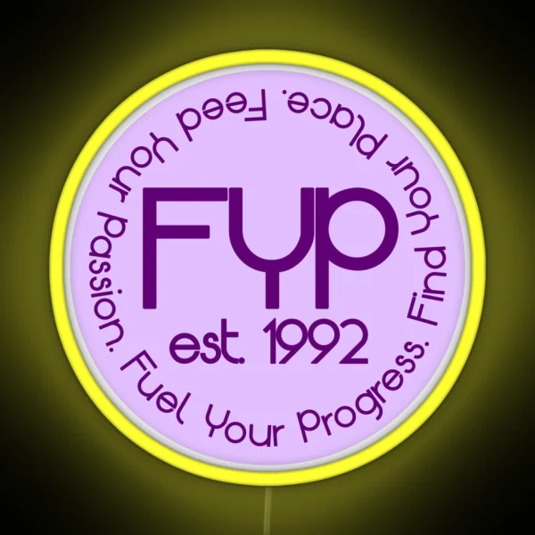 FYP Circle RGB Neon Sign