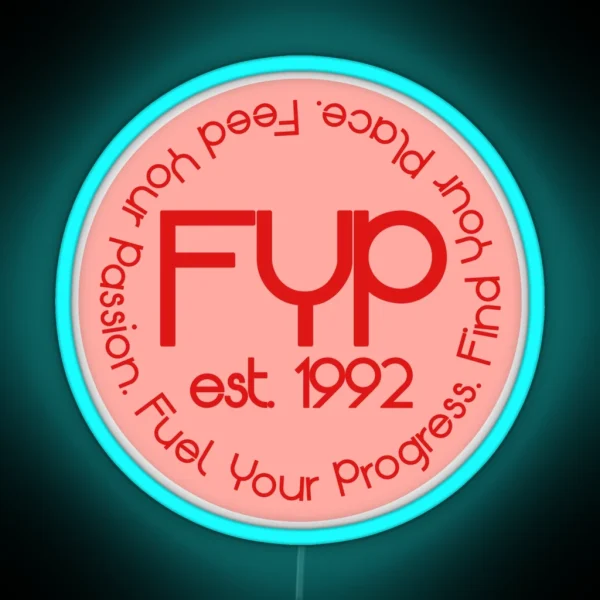 FYP Circle RGB Neon Sign