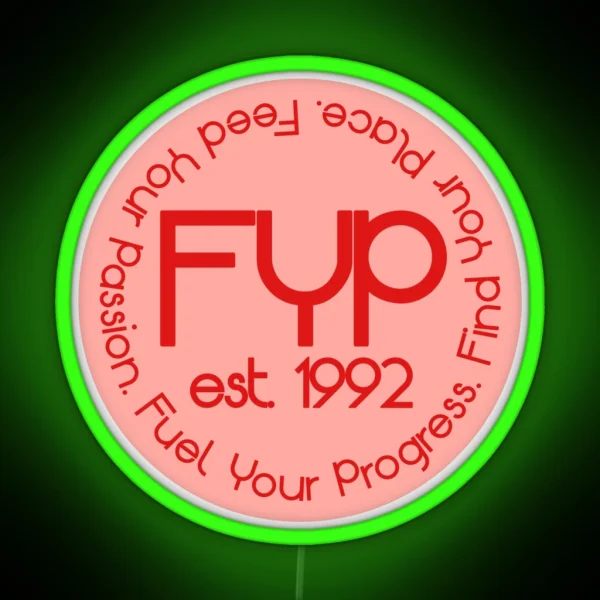 FYP Circle RGB Neon Sign