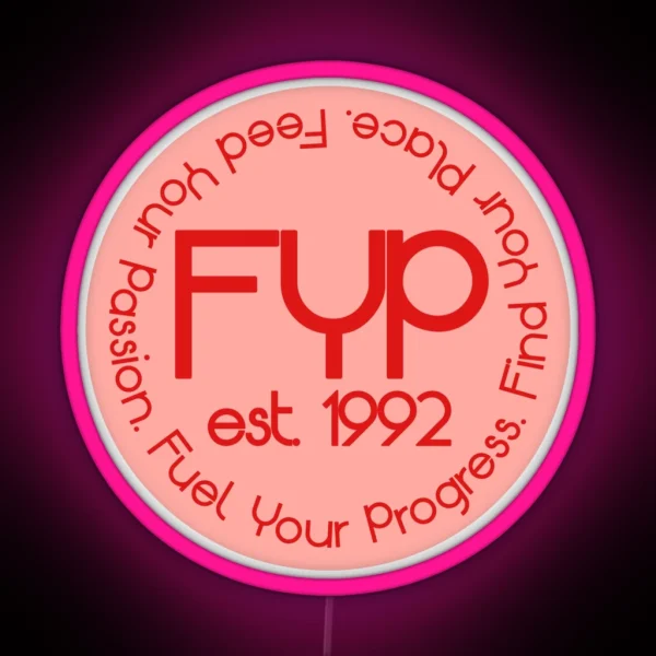 FYP Circle RGB Neon Sign