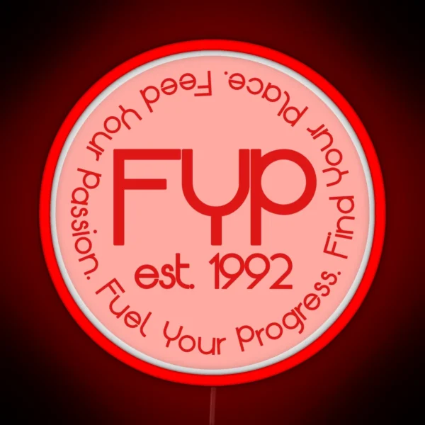 FYP Circle RGB Neon Sign