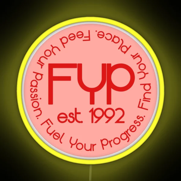 FYP Circle RGB Neon Sign