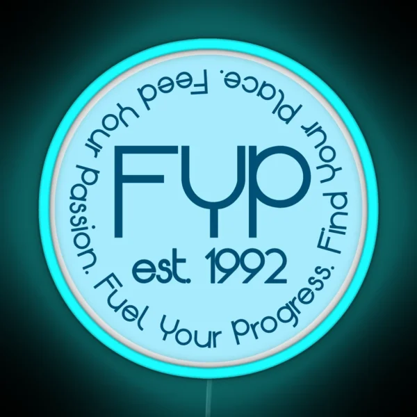 FYP Circle RGB Neon Sign