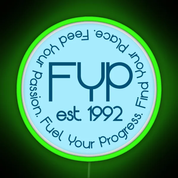 FYP Circle RGB Neon Sign