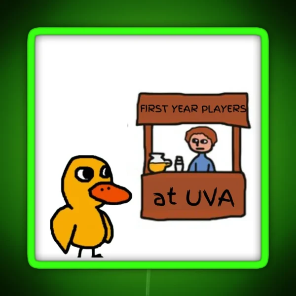 Fyp Duck Song RGB Neon Sign