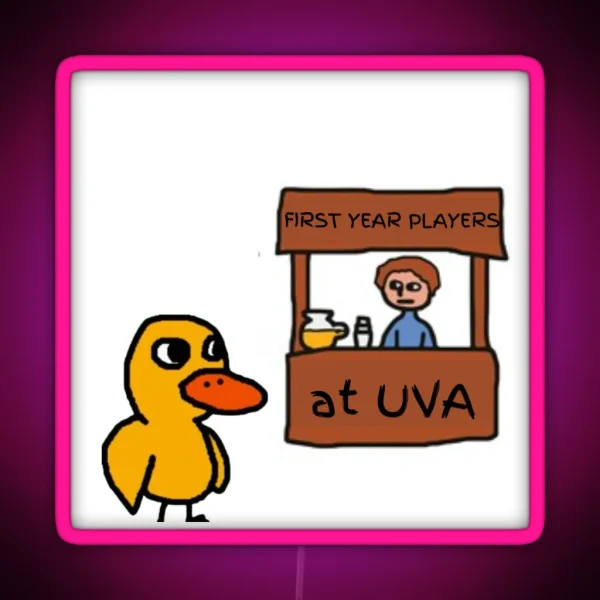 Fyp Duck Song RGB Neon Sign