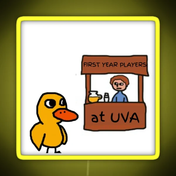 Fyp Duck Song RGB Neon Sign