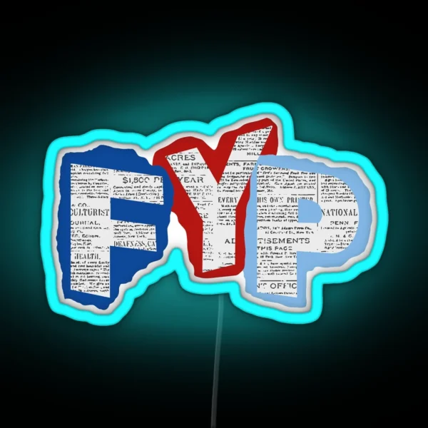 FYP Newsies RGB Neon Sign