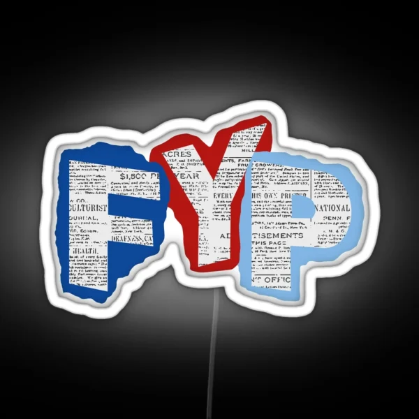 FYP Newsies RGB Neon Sign