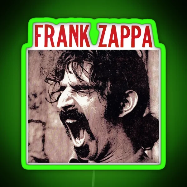 FZ 2kepik Frank Zappa Frank Zappa Frank Zappa Frank Zappa Frank Zappa Quotes Frank Zappa RGB Neon Sign