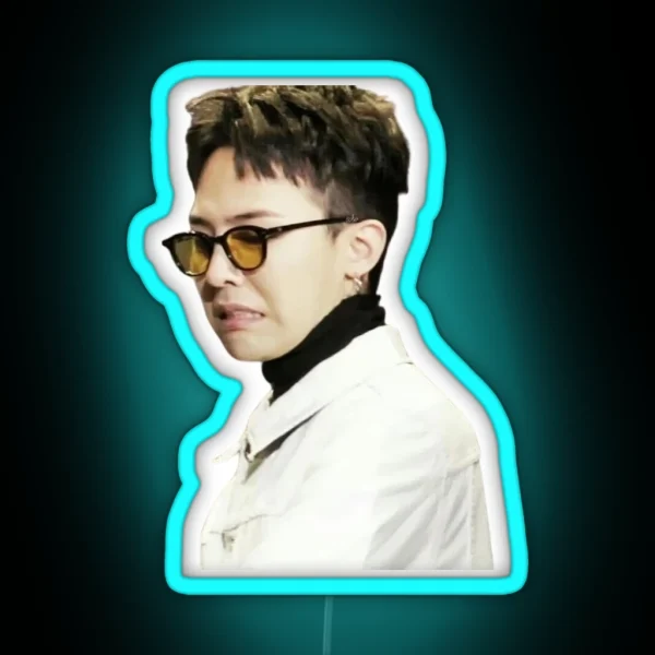 G Dragon Yikes Meme RGB Neon Sign