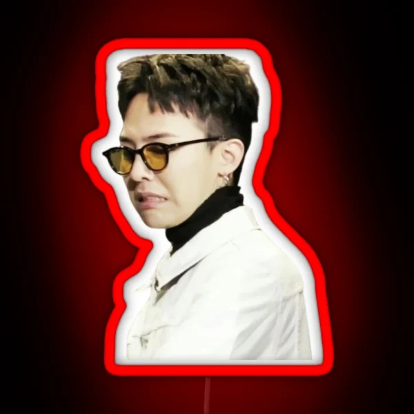 G Dragon Yikes Meme RGB Neon Sign