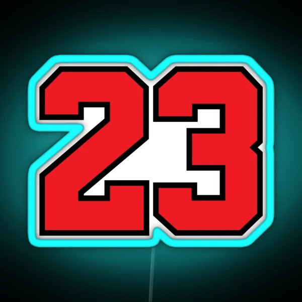 G O A T 23 RGB Neon Sign
