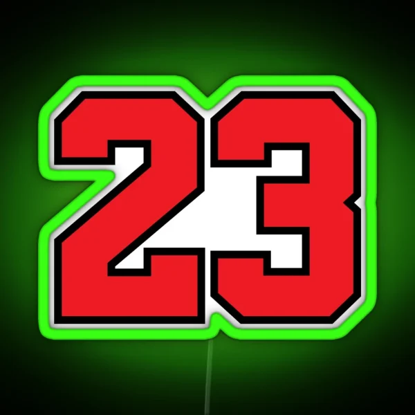 G O A T 23 RGB Neon Sign